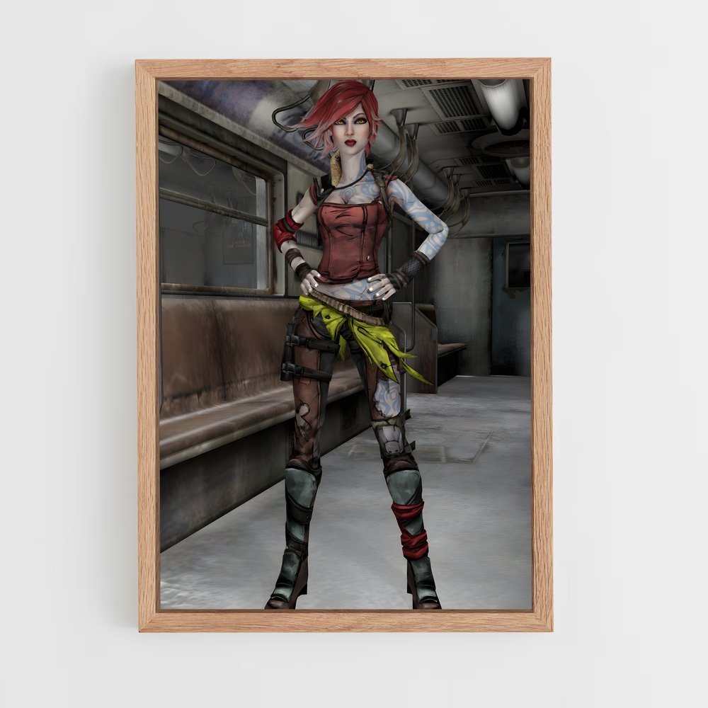 Poster Lilith en Action – affiche Borderlands (vue 4)